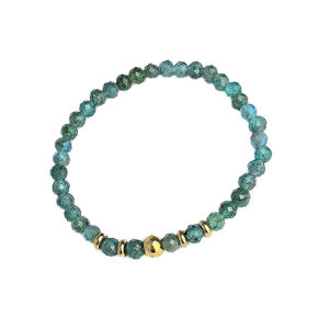 Golden ball stretch bleu paon